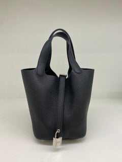 Hermes Picotin 18 Nero PHW
