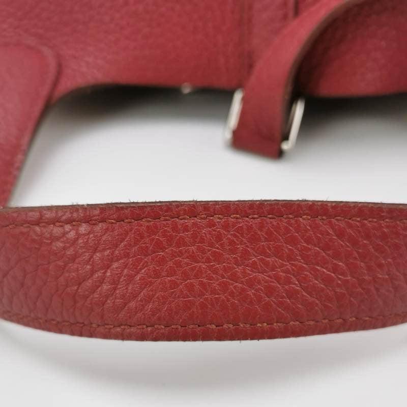 Hermes Picotin 18 Burgundy Clemence Taurillon Leather 2014 For Sale 6