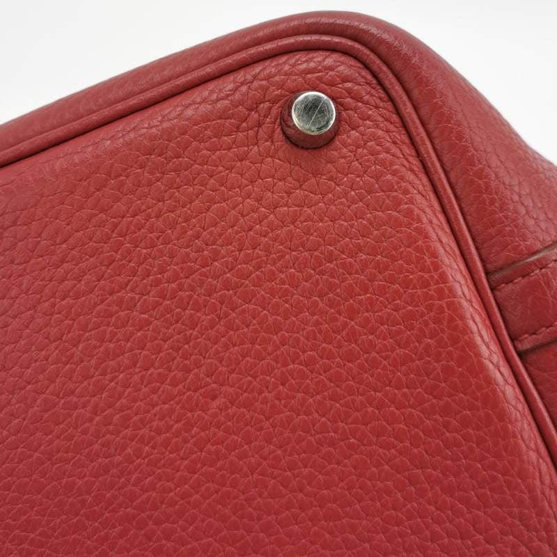 Hermes Picotin 18 Burgundy Clemence Taurillon Leather 2014 For Sale 3