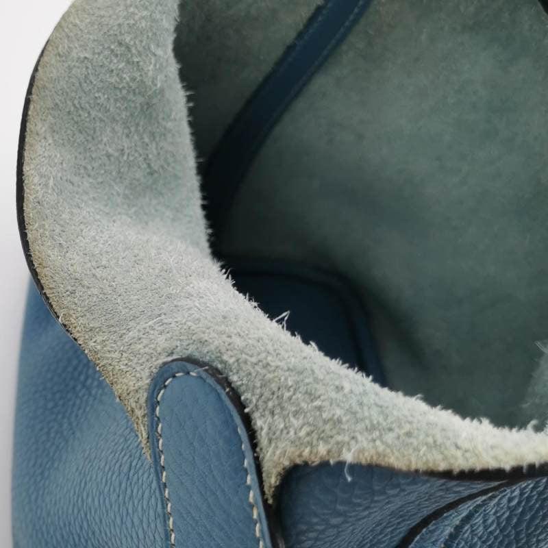 Hermes Picotin 18 Clemence Taurillon Leather Blue Jean 2015 4