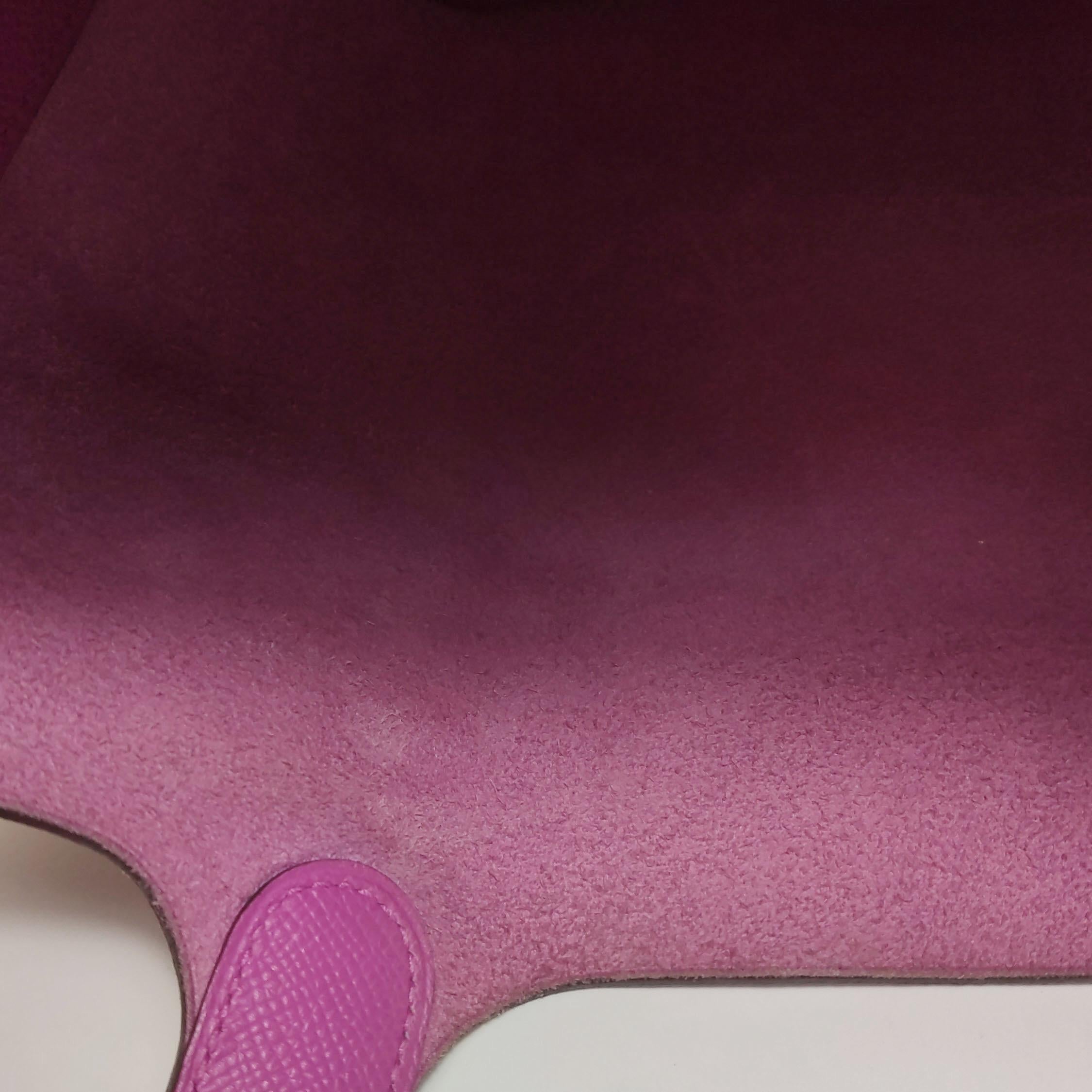 Hermes Picotin 18 Intrecciato Poignées Cuir Epsom Rose PHW 5