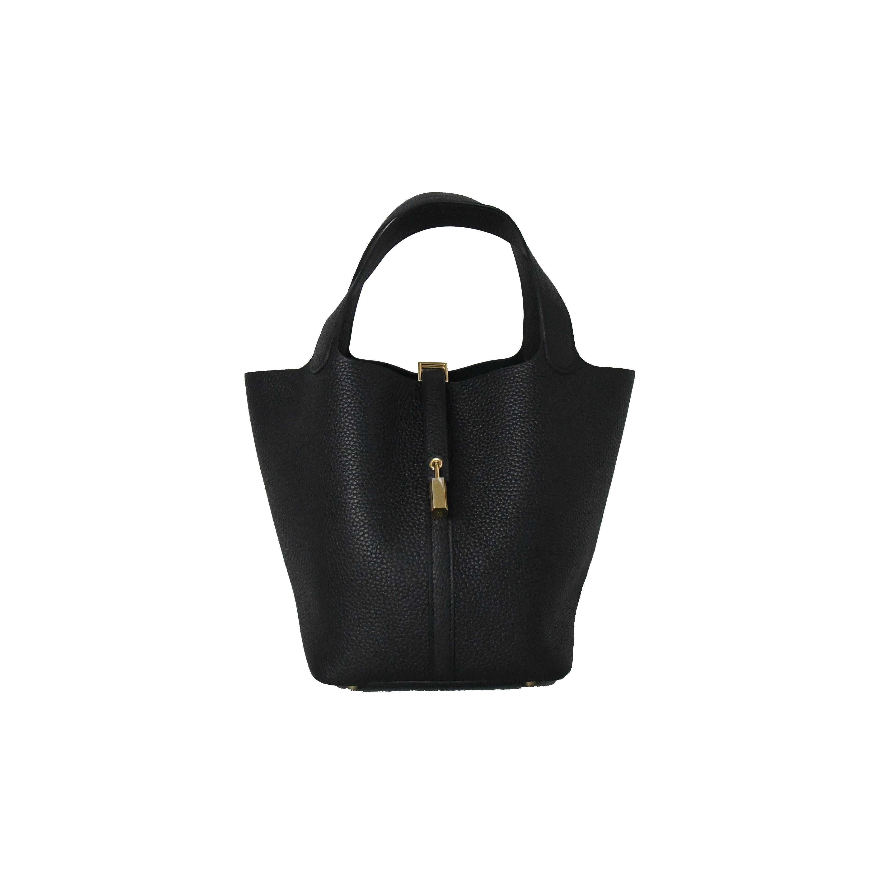picotin 18 black gold hardware