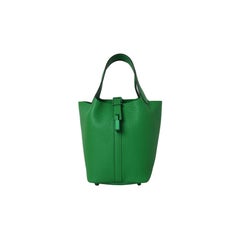 Hermes Picotin 18 Lock Bag So Green