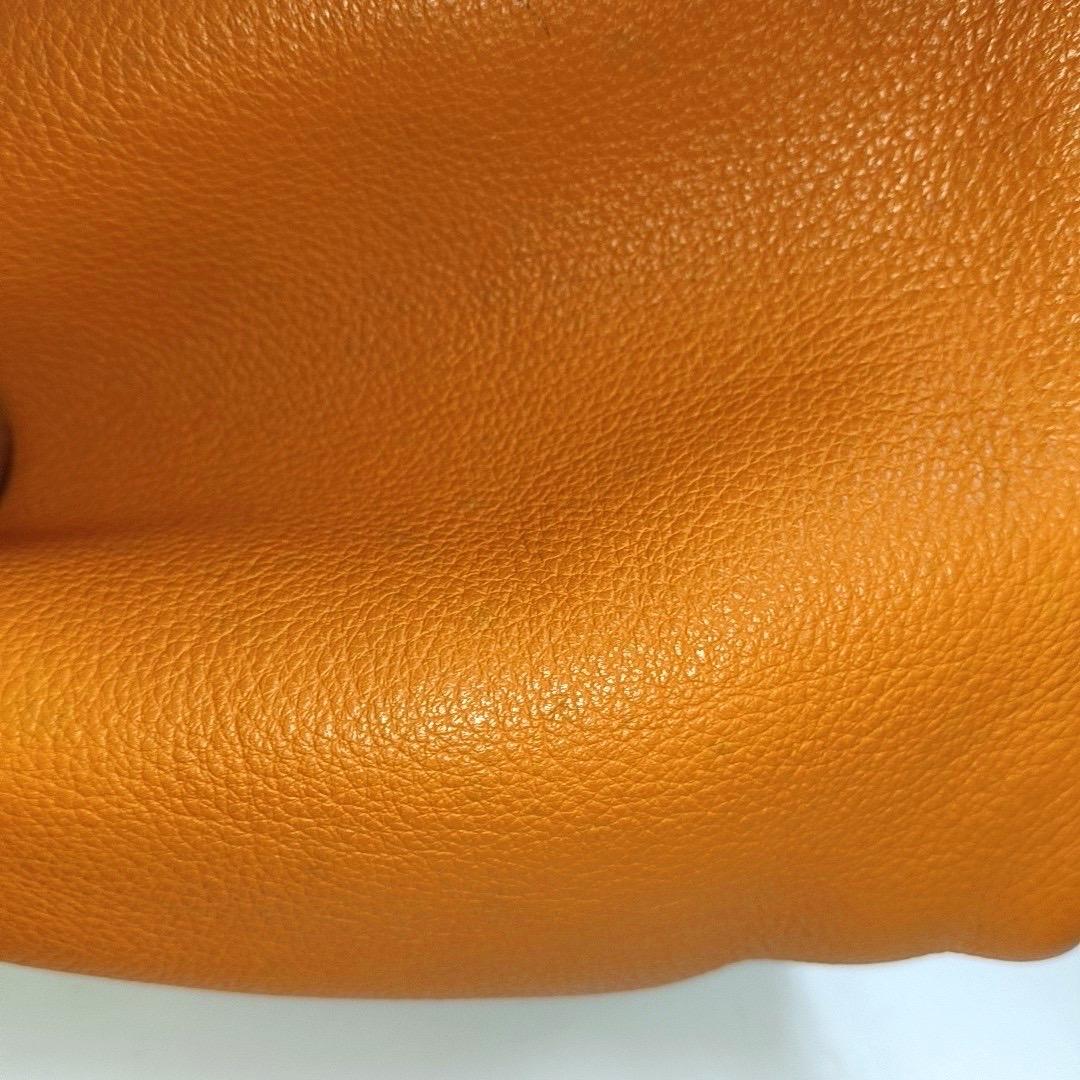 Hermes Picotin 18 Orange Brown Strap Clemence Taurillon Leather 2003 9