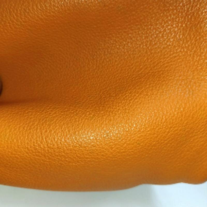 Hermes Picotin 18 Orange Brown Strap Clemence Taurillon Leather 2003 For Sale 4