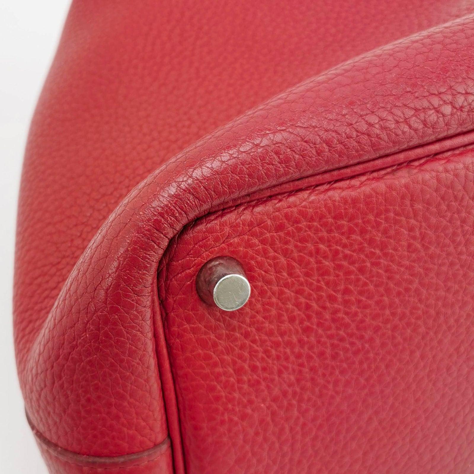 Hermes Picotin 18 rot Kalbsleder 2012 Box P Stempel 6