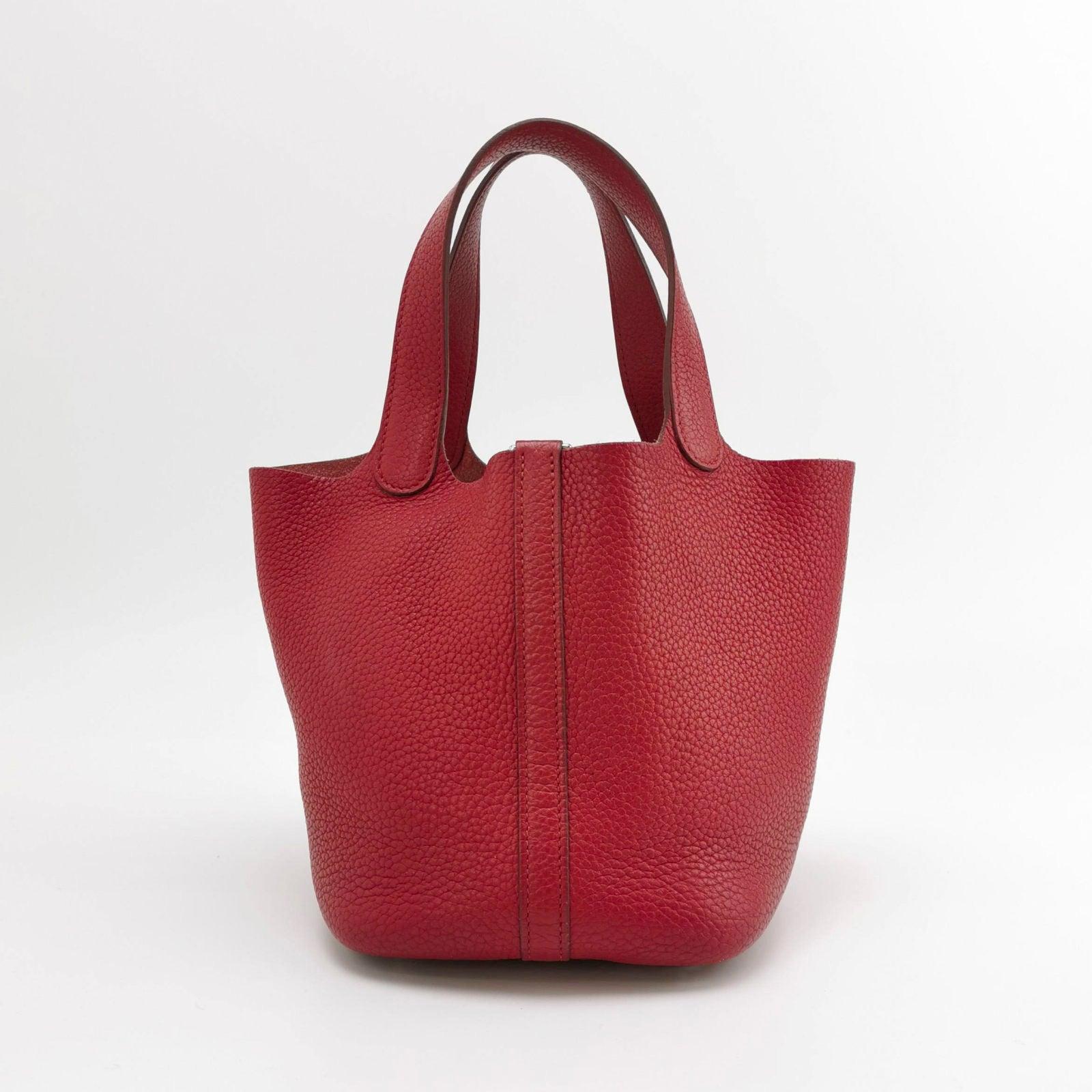 Hermes Picotin 18 rot Kalbsleder 2012 Box P Stempel 2