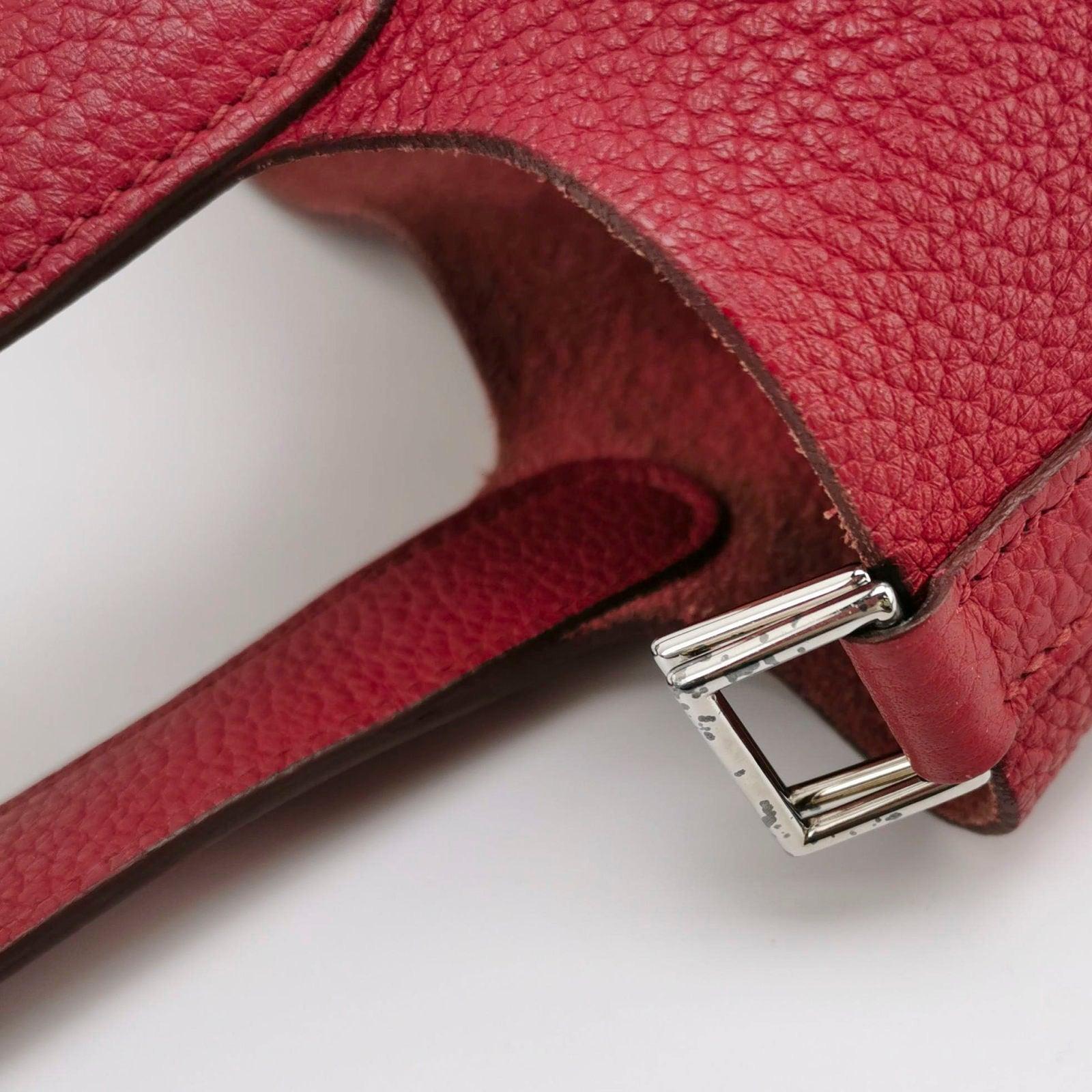 Hermes Picotin 18 rot Kalbsleder 2012 Box P Stempel 3