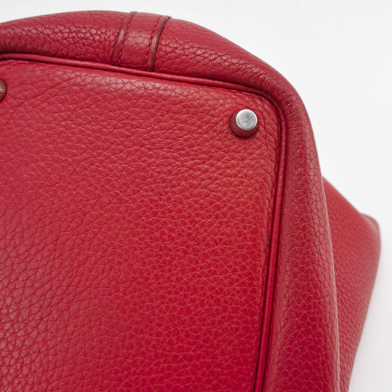 Hermes Picotin 18 rot Kalbsleder 2012 Box P Stempel 4