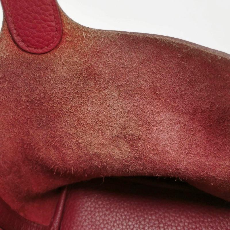 Hermes Picotin 18 Red Clemence Taurillon Leather 2014 8