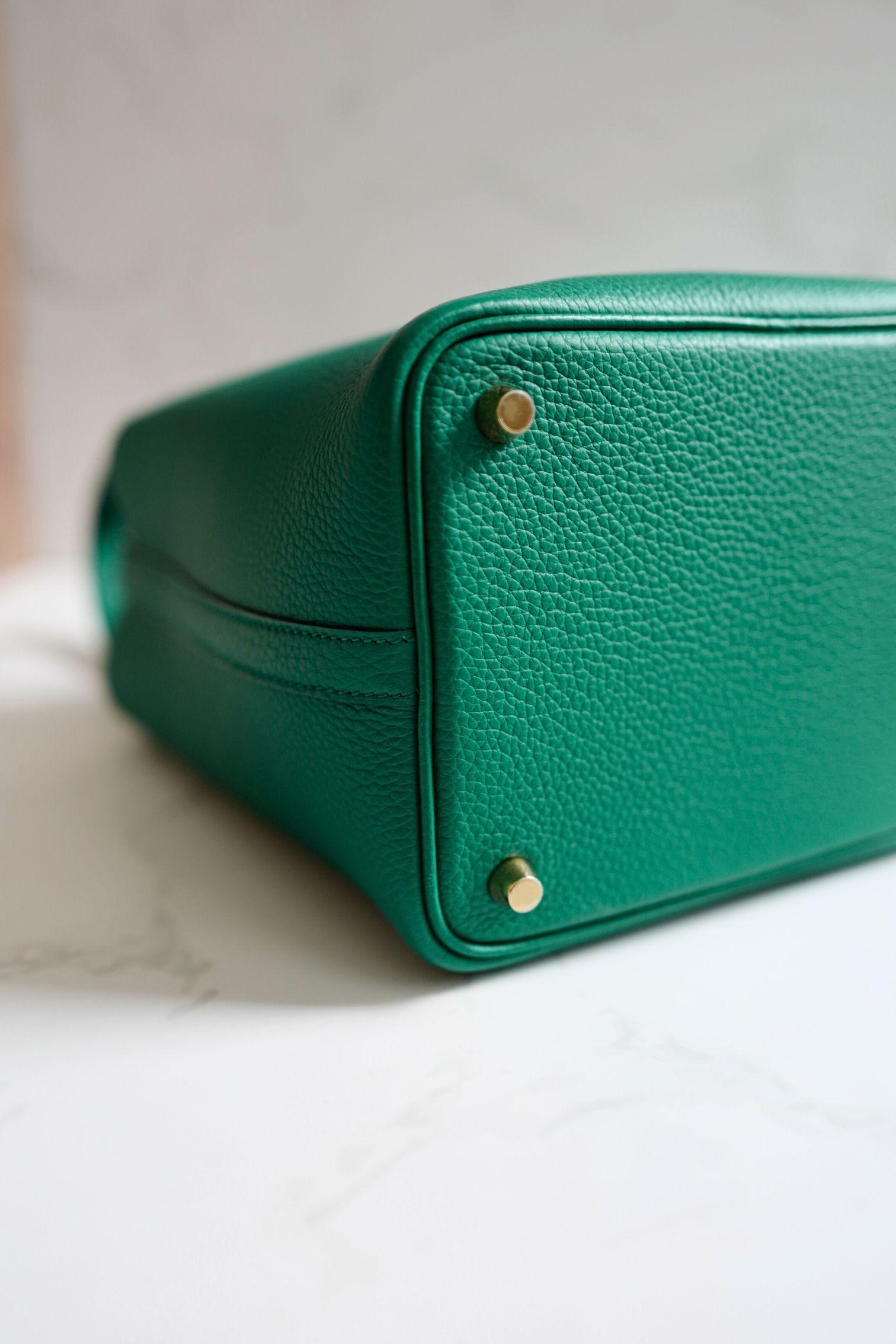 Hermes Picotin 18 Vert Jade with Gold Hardware U Stamp For Sale 2