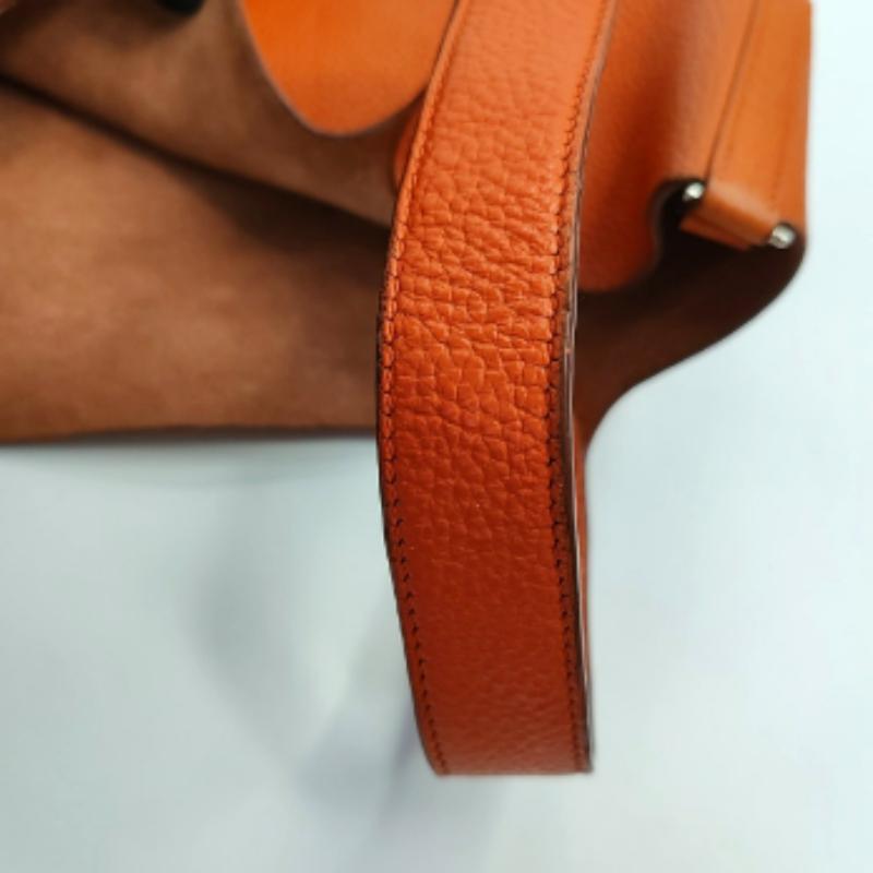 Hermes Picotin 22 Orange Clemence Taurillon Leather 2009 6