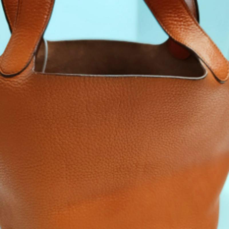 Hermes Picotin 22 Orange Clemence Taurillon Leather 2009 7