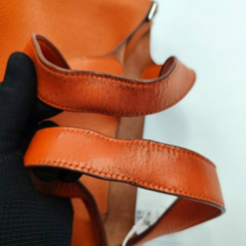 Hermes Picotin 22 Orange Clemence Taurillon Leather 2009 9