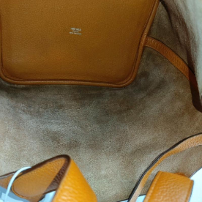 Hermes Picotin 22 Orange Clemence Taurillon Leather 2009 14