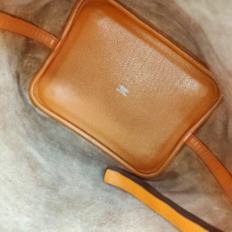 Hermes Picotin 22 Orange Clemence Taurillon Leather 2009 4