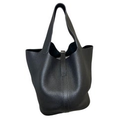 Hermes Picotin GM 26 Bag Black - 2004