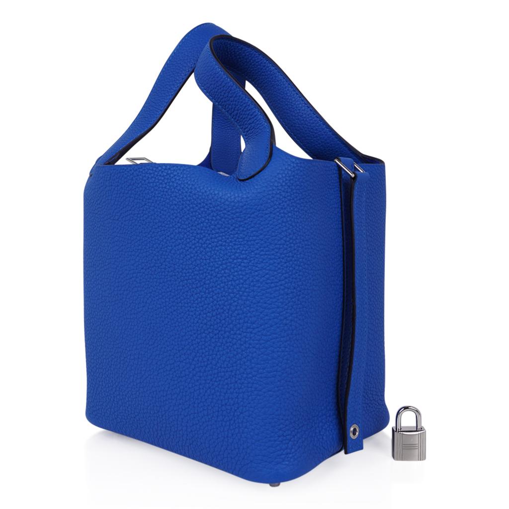 lock bag blue