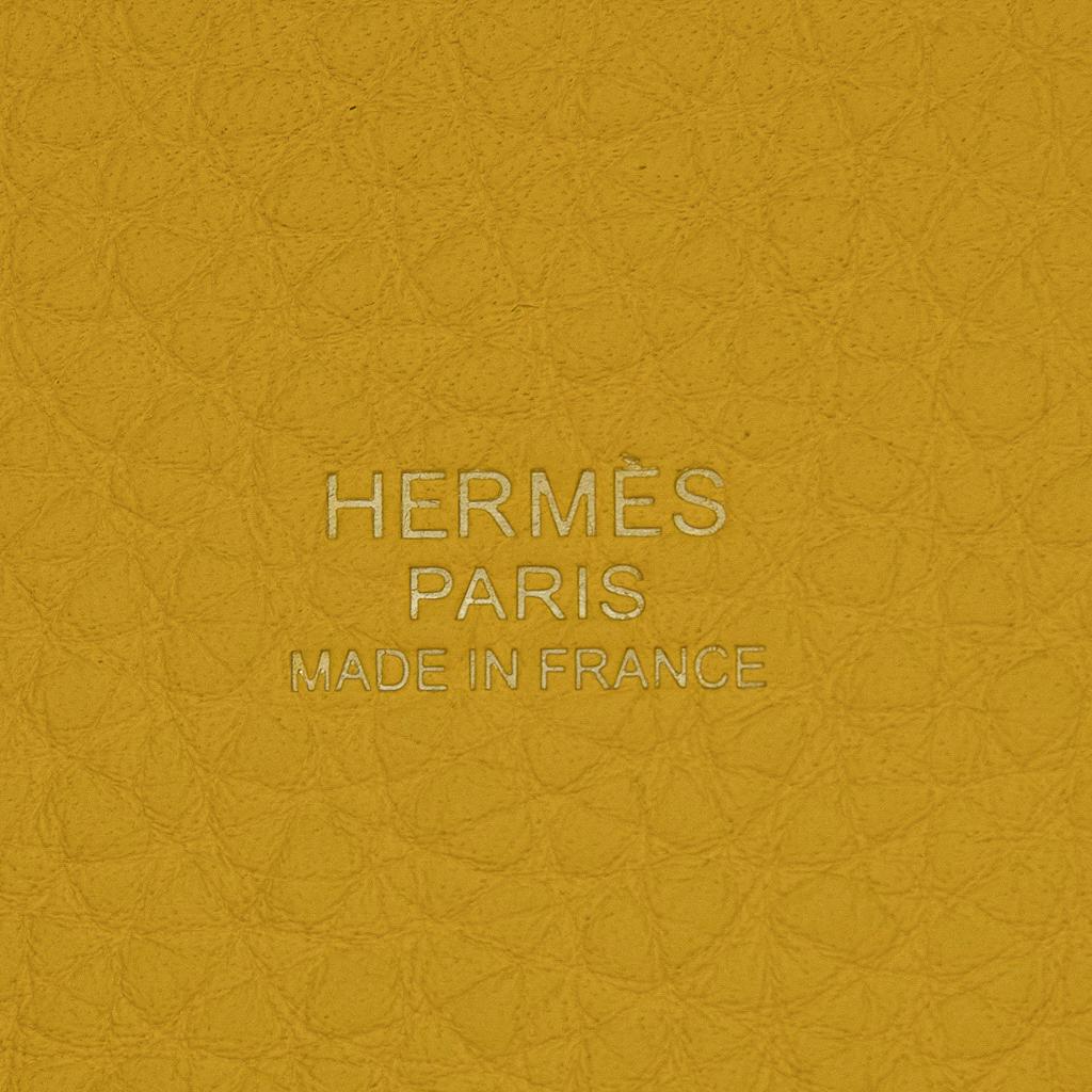 Hermes Picotin Lock 18 Bag Lime Tote Clemence Leather Palladium  Hardware 5