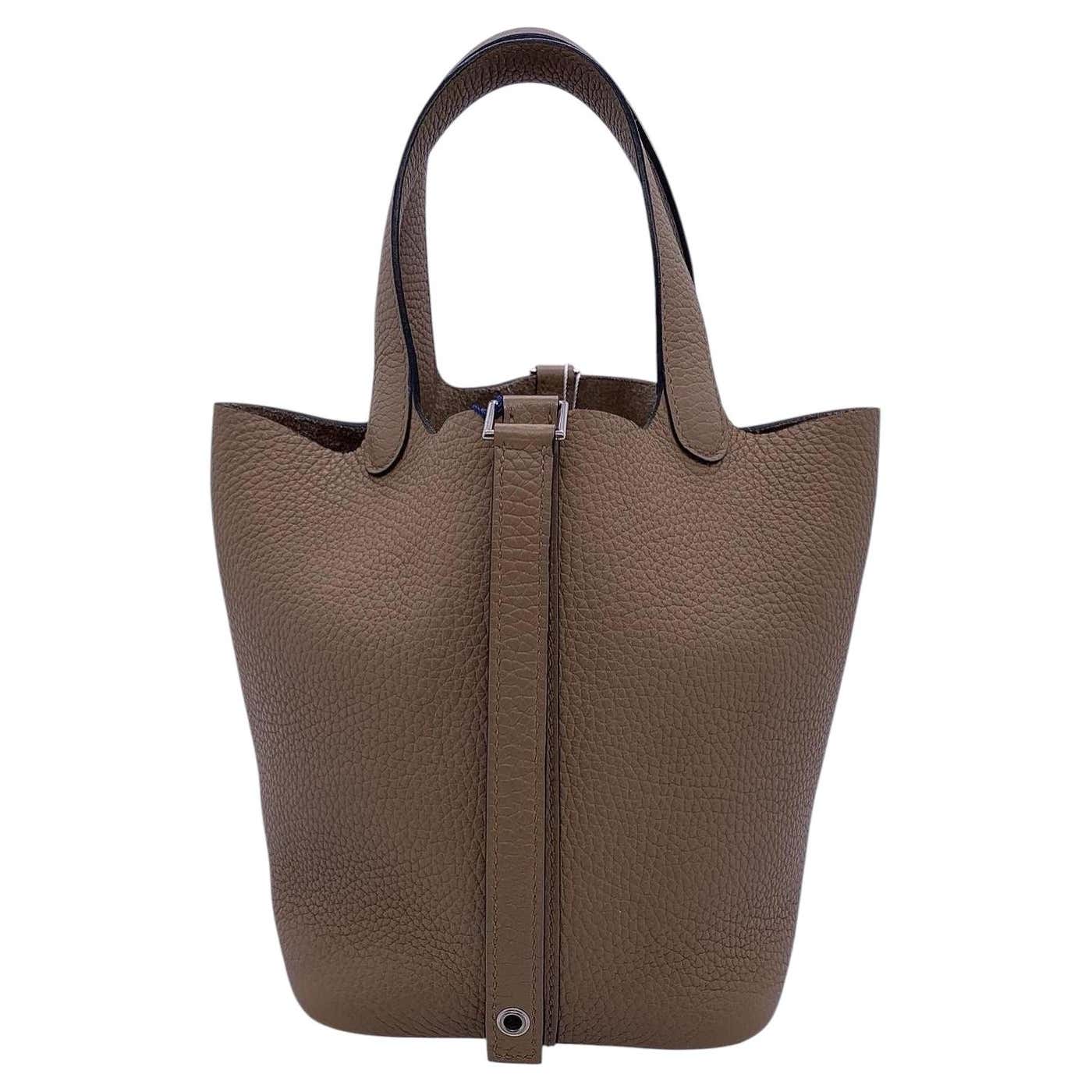 Hermes Picotin 18 in Etoupe leather - Hermes