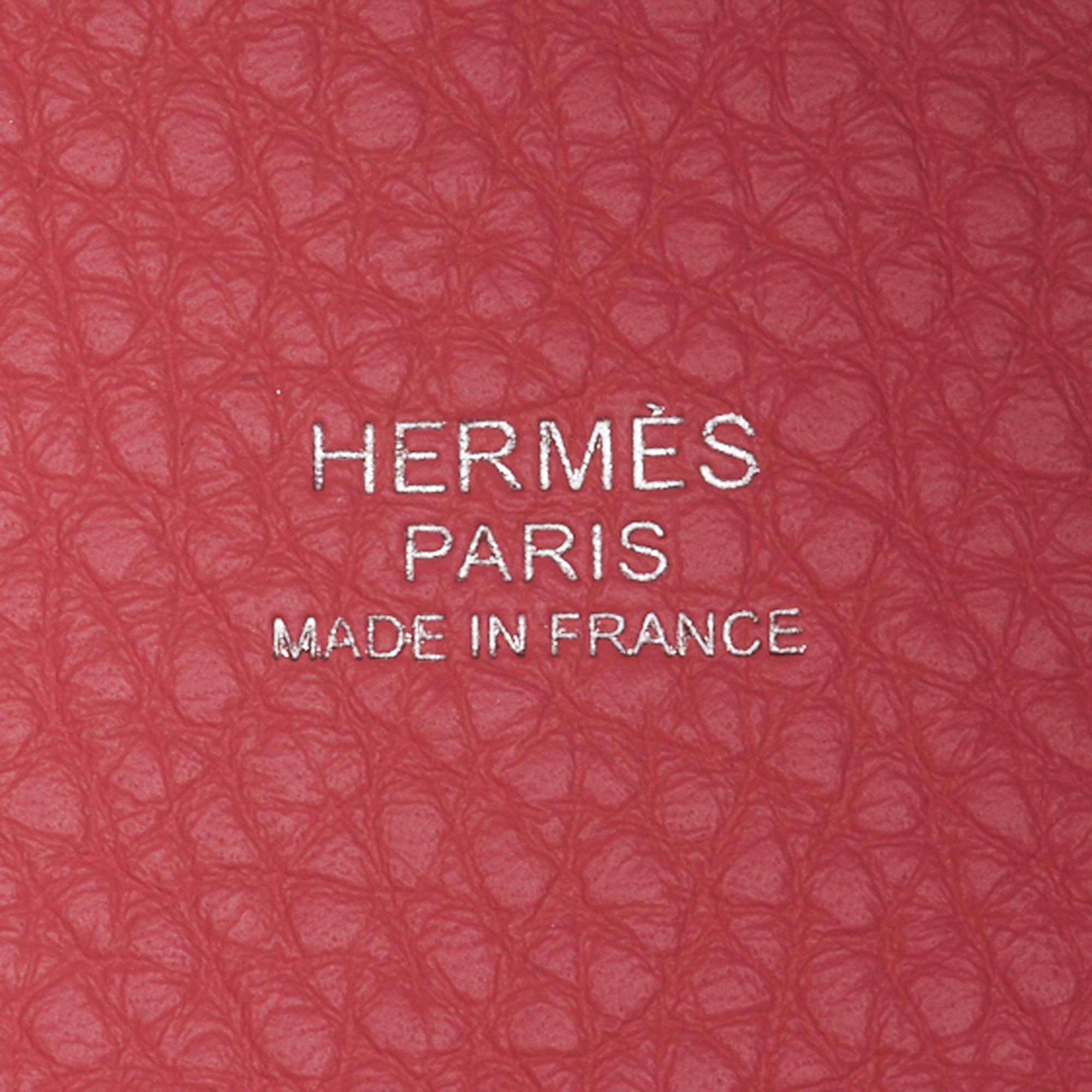 Hermes Picotin Lock 18 Eclat Bag Rose Azalee / Terre Battue Tote Clemence 4