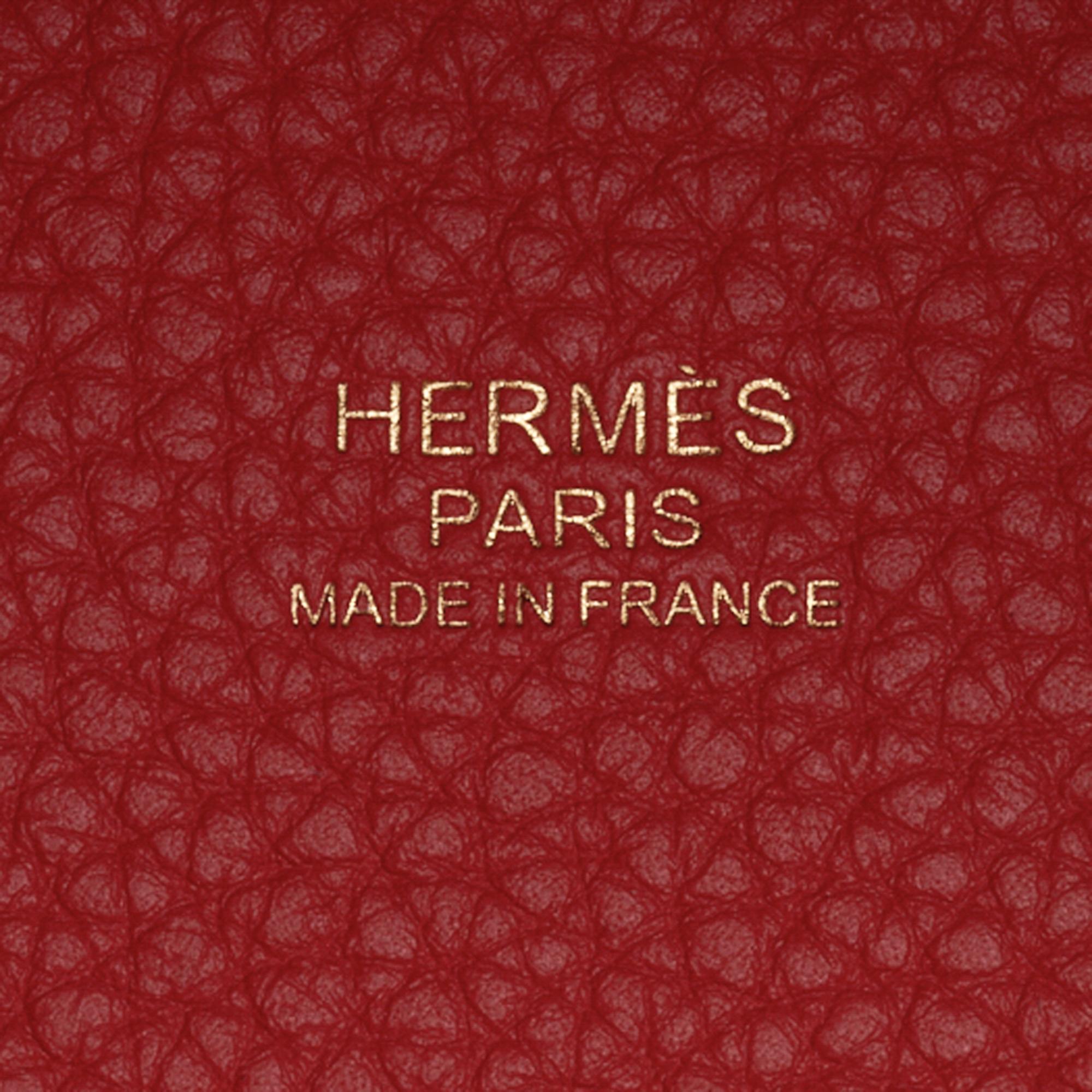 Hermes Picotin Lock 18 Bag Rouge Tomate Tote Clemence Gold Hardware  In New Condition In Miami, FL