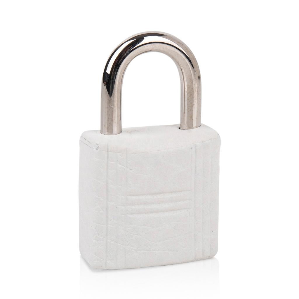 Hermes Picotin Lock 18 Bag White Tote Clemence Palladium Hardware In New Condition In Miami, FL
