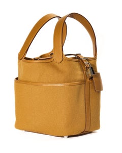 Hermès Picotin Lock 18 Cargo Toile Goeland Swift Sesame