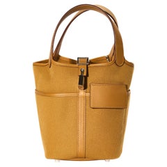 Hermès Picotin Lock 18 Cargo Toile Goeland Swift Sesame