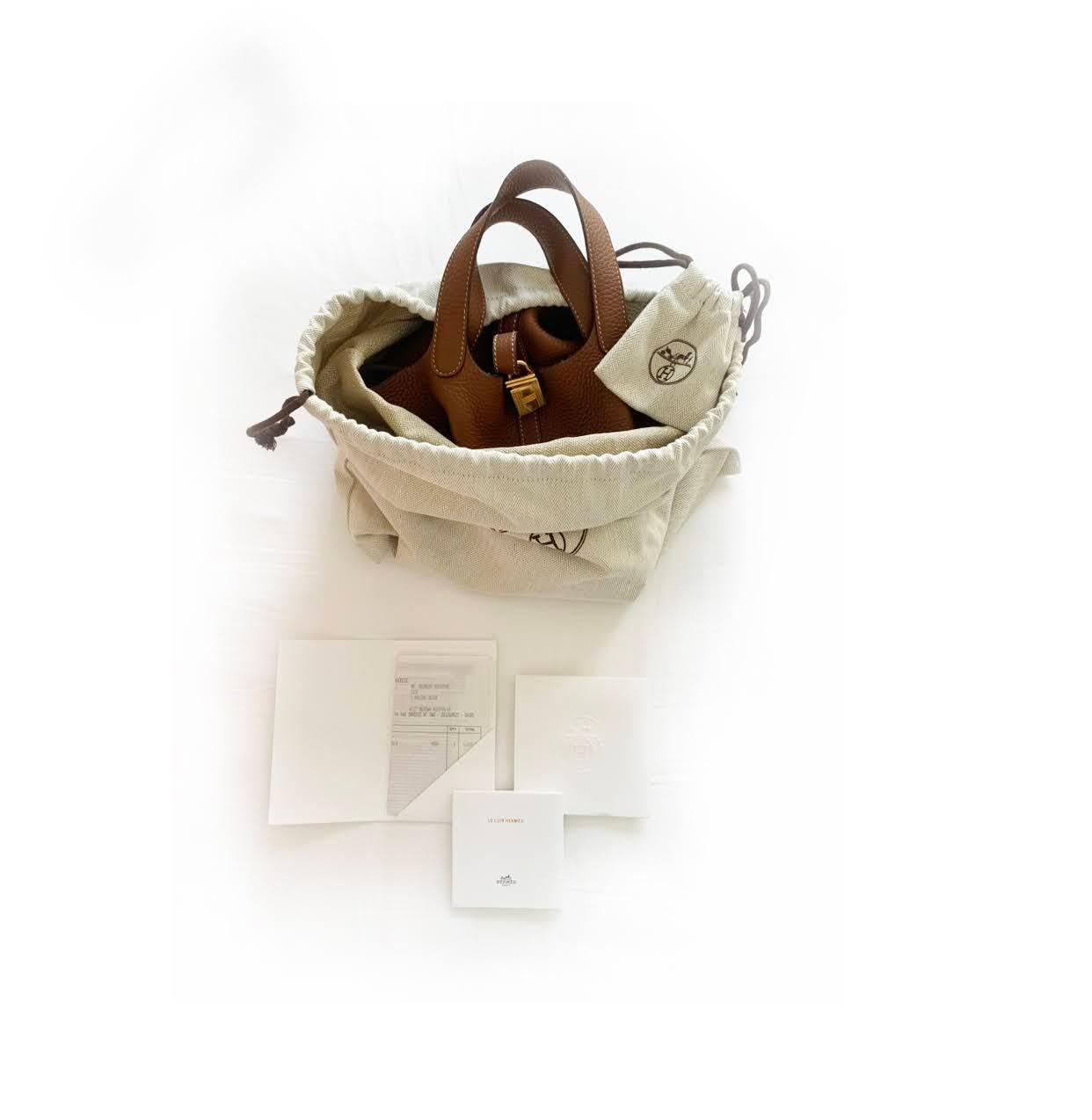 Hermes Picotin Lock 18 Clemence Gold  Hardware 2023 4