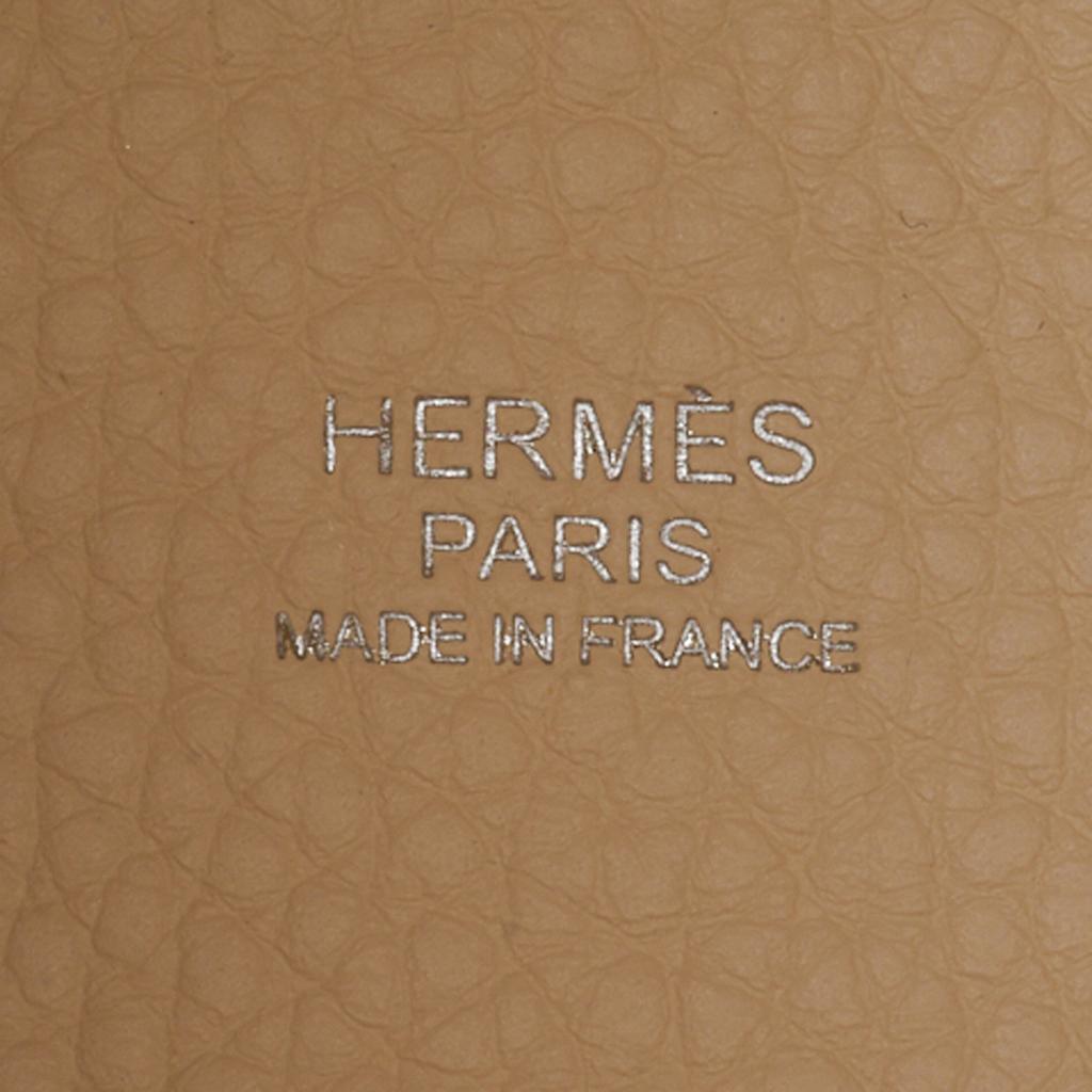 Women's Hermes Picotin Lock 18 Eclat Bag Nata / Terre Battue Tote Clemence 