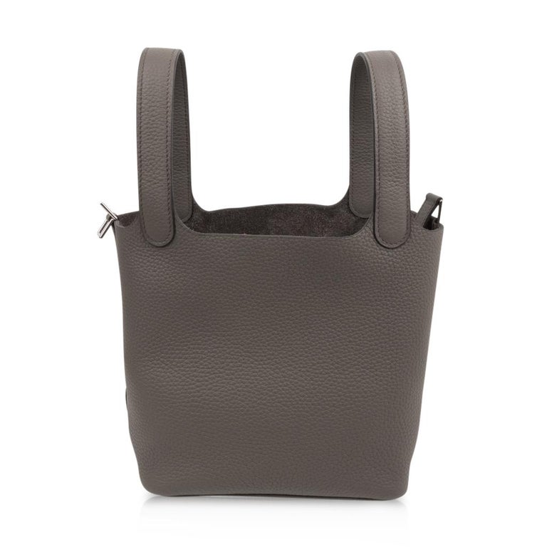 Hermes Picotin Lock 18 Etain Clemence Palladium Hardware ...