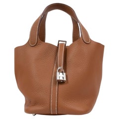 Hermès Picotin 18cm in Cuivre with Capucine ASL11867-FD – LuxuryPromise