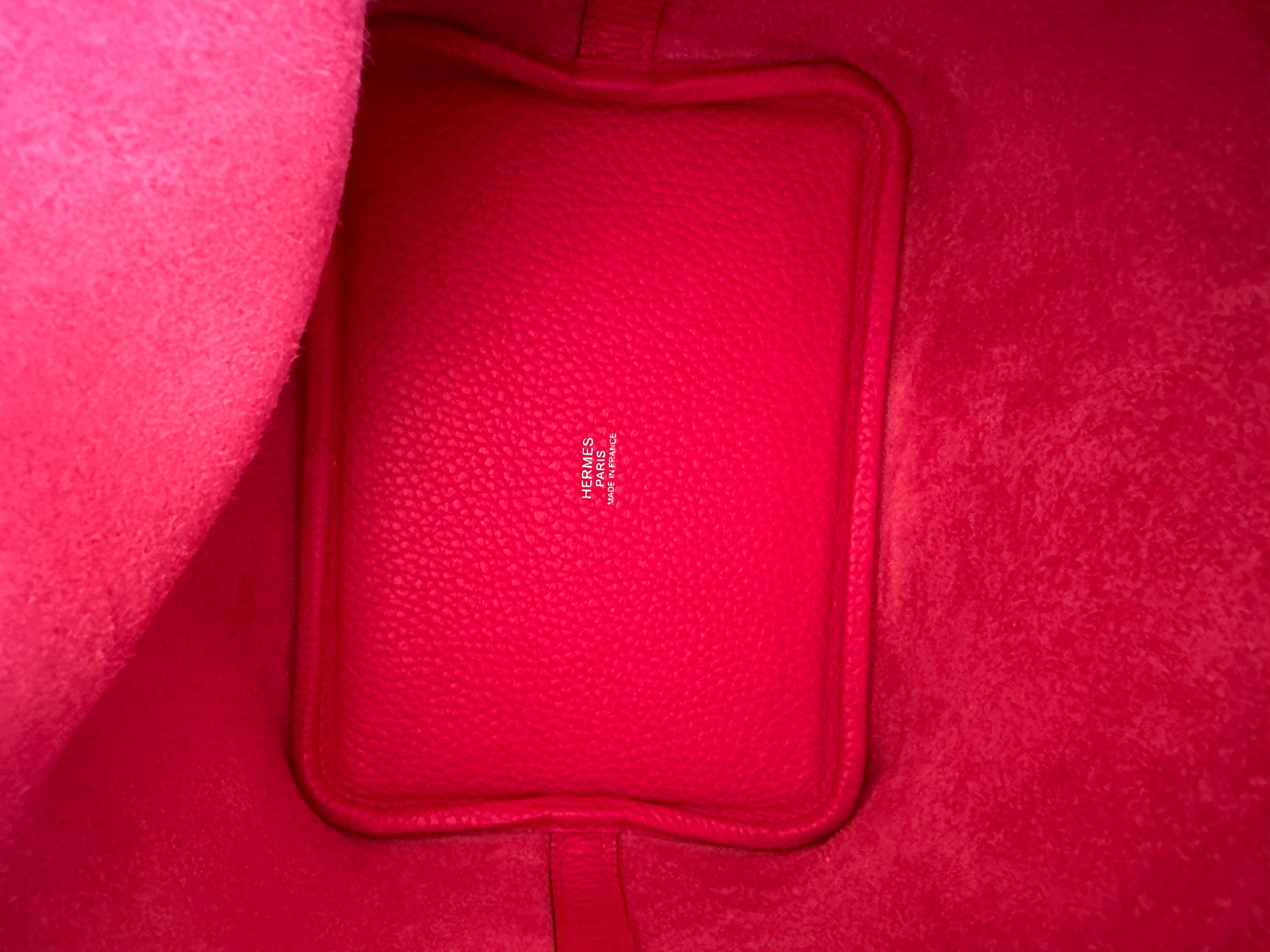 Hermes Picotin Lock 18 Monochrome Tasche Rose Mexico Rosa Neu 3