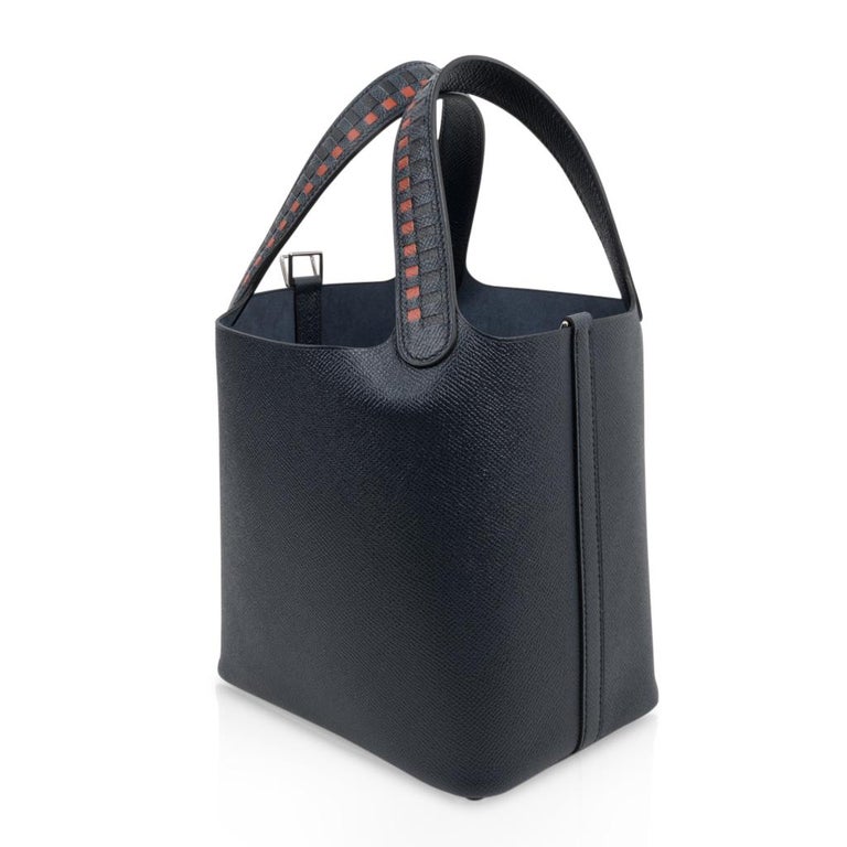 Hermes Picotin Lock 18 Tressage De Cuir Pm Limited Edition At 1stdibs