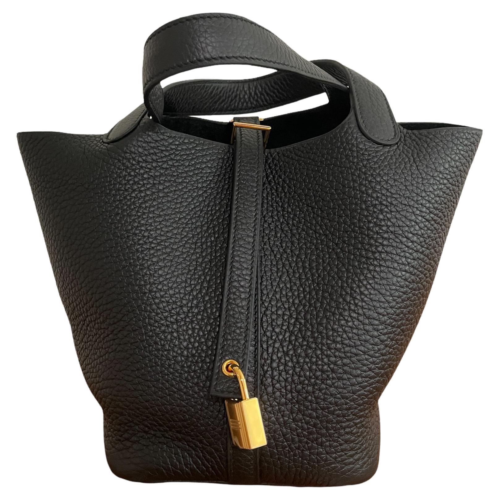 Hermes Picotin 18 Lock Bag Touch Gold Hardware Black For Sale at 1stDibs   picotin 18 black gold hardware, hermes picotin 18 touch price, hermes  picotin 18 black gold