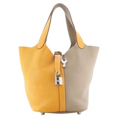 Hermès Picotin Lock Bag Bicolor Clemence PM