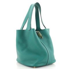Hermes Picotin Lock Bag Clemence MM