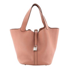 Hermes Picotin Lock Bag Clemence PM