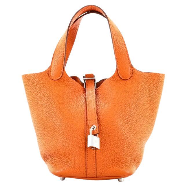 Hermes Picotin Lock Bag Clemence PM