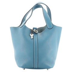 Hermes Picotin Lock Bag Clemence PM