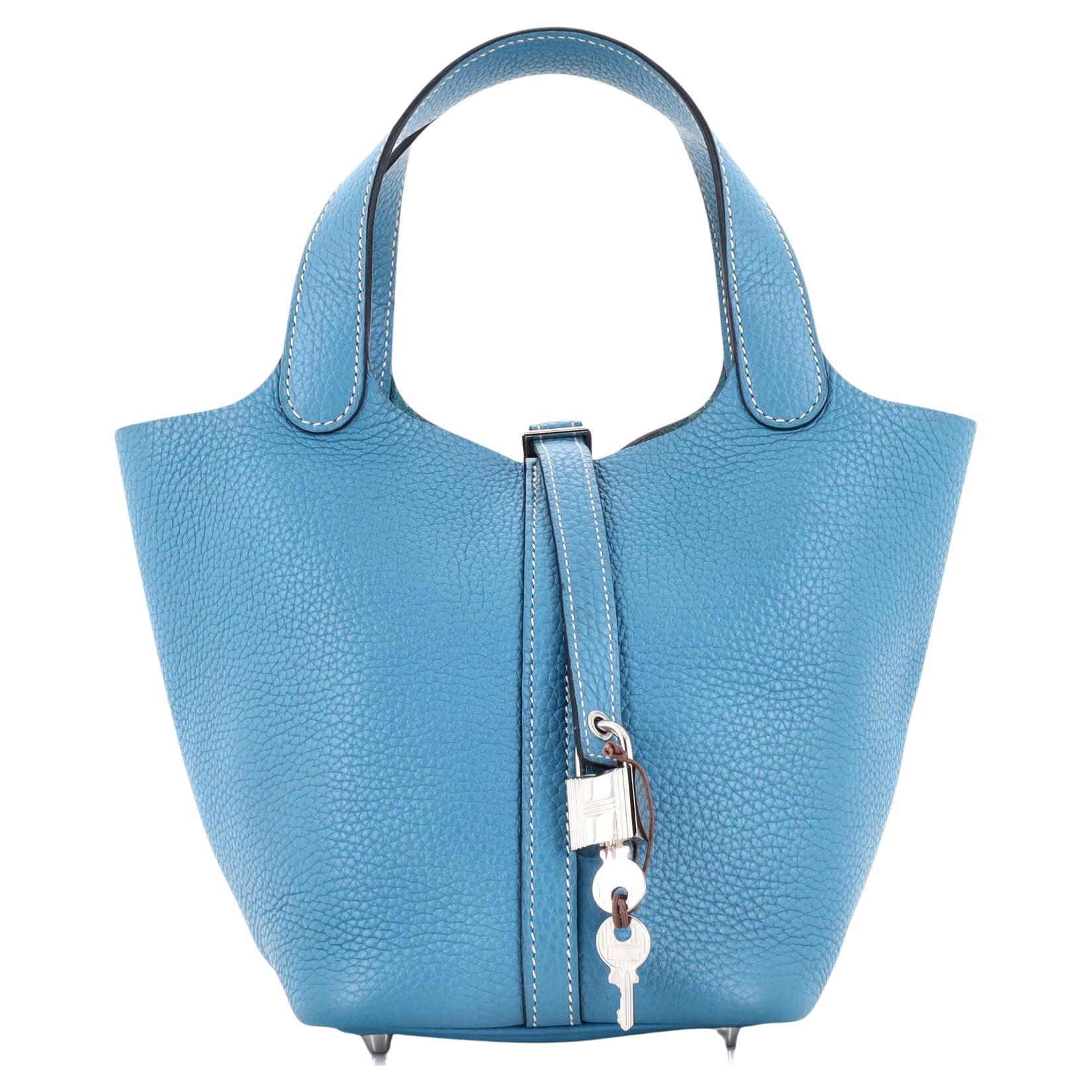 Hermes Picotin Lock Bag Clemence PM For Sale