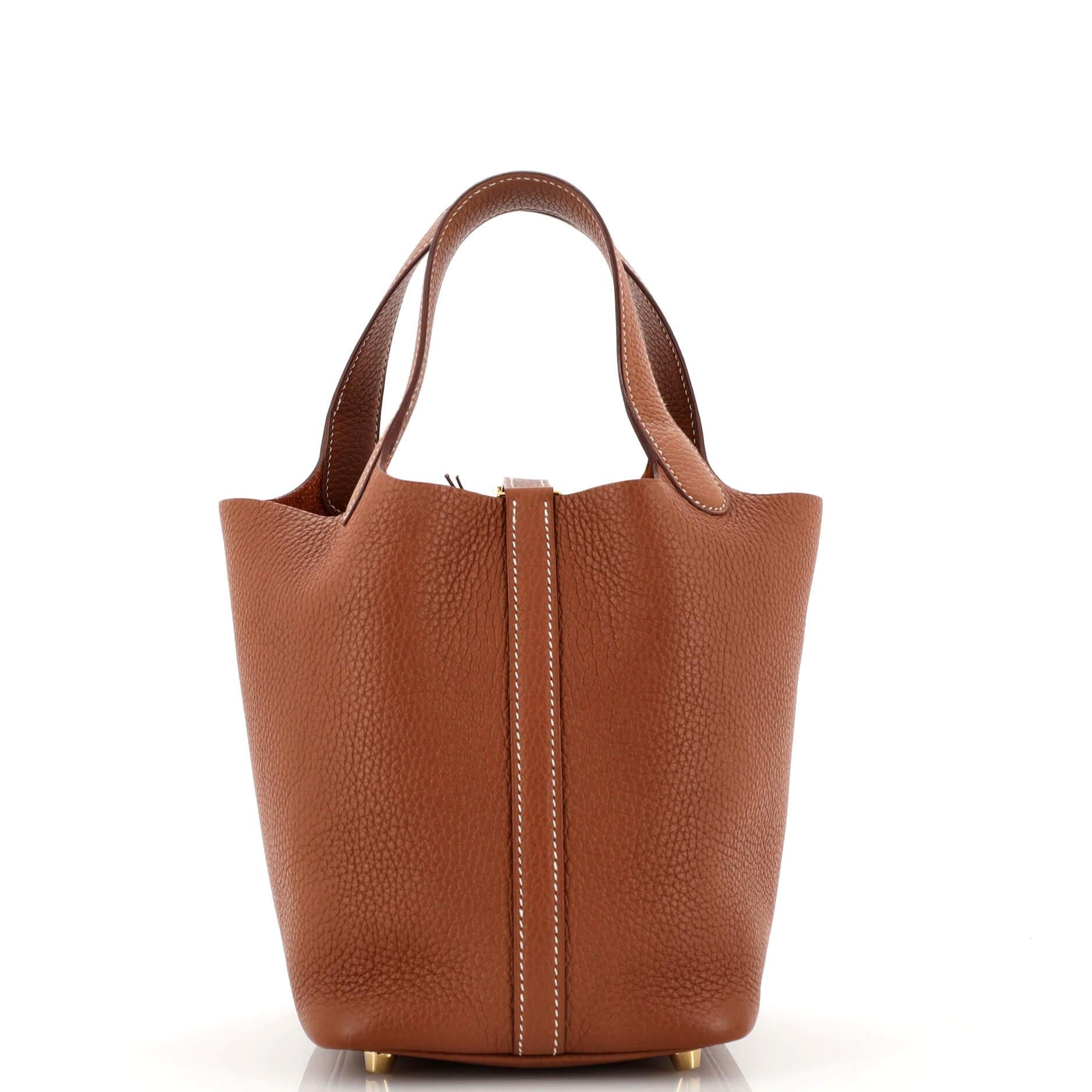 Women's or Men's Hermes Picotin Lock Bag Clemence TPM
