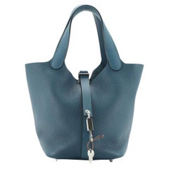 Hermes Picotin Lock Bag Clemence with Swift PM