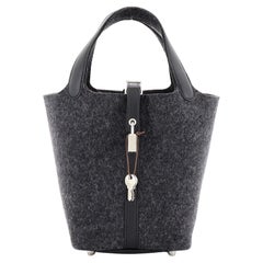 Hermes Picotin Lock Bag Feutre Wool and Swift PM
