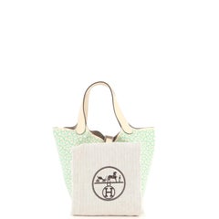 Hermes Picotin Lock Bag Lucky Daisy Printed Swift PM