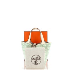 Hermes Picotin Lock Bag Lucky Daisy Printed Swift PM
