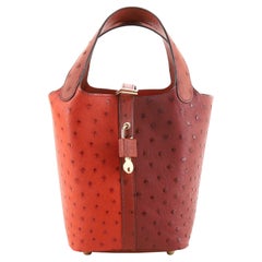 Hermes Picotin Lock Bag Ostrich PM