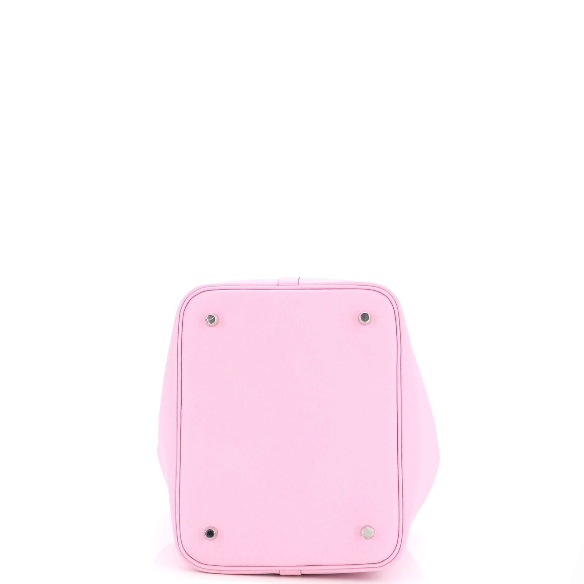 Women's or Men's Hermes Picotin Lock Bag Tressage Epsom MM For Sale