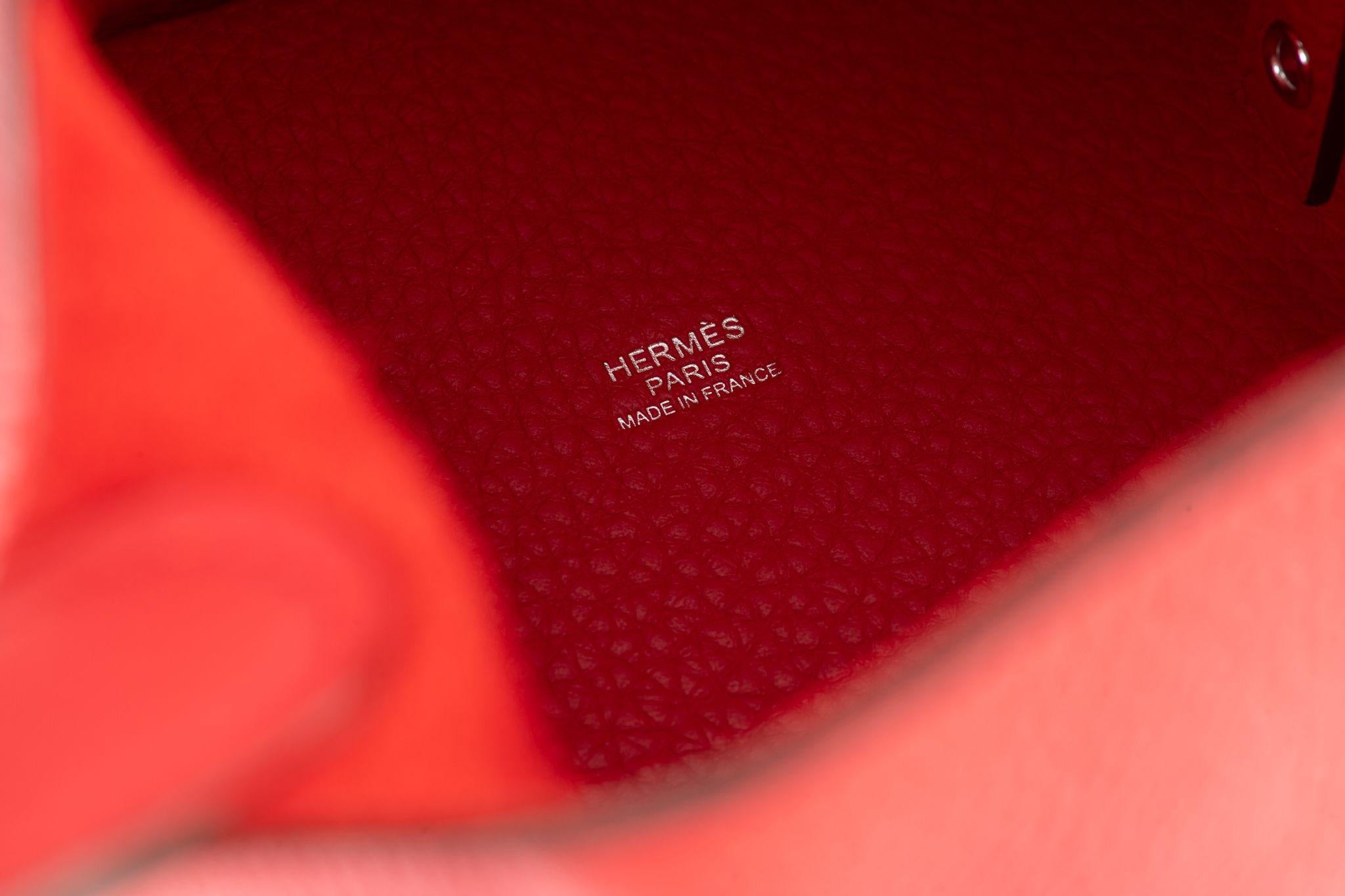Hermès Picotin Lock Tote Rouge Radieux Nuovo in Scatola in vendita 4